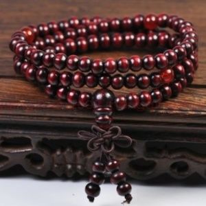6mm Sandalwood Buddha Meditation Bracelet/Necklac